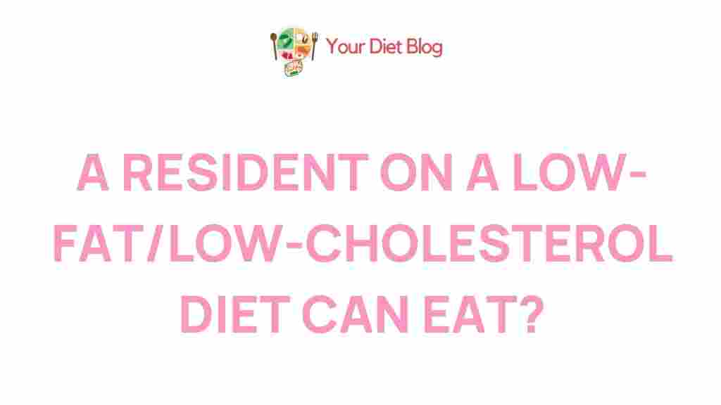 low-fat-low-cholesterol-diet-benefits
