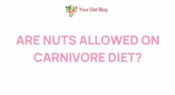 Unveiling the Truth: Can Nuts Be Included in a Carnivore Diet?
