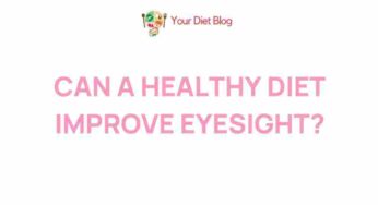 Unveiling the Connection Between Nutrition and Vision