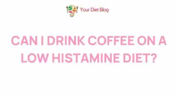Unraveling the Mystery: Coffee and Low Histamine Diets