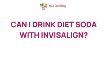 Unveiling the Truth: Can You Safely Drink Diet Soda with Invisalign?