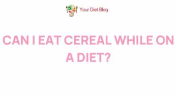 Uncovering the Truth: Can You Really Eat Cereal While Dieting?