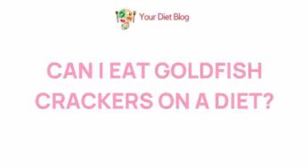 Unveiling the Truth About Goldfish Crackers and Dieting