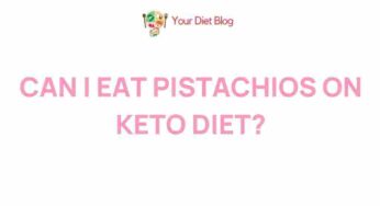Unveiling the Truth: Can You Enjoy Pistachios on a Keto Diet?