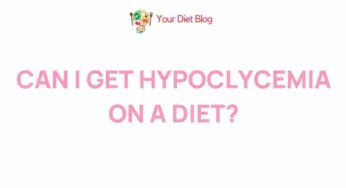 Unveiling the Truth: Can Dieting Lead to Hypoglycemia?