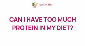 Unveiling the Truth: Is There Such a Thing as Too Much Protein in Your Diet?