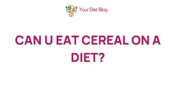 Uncovering the Truth: Can Cereal Help or Hinder Your Diet Journey?