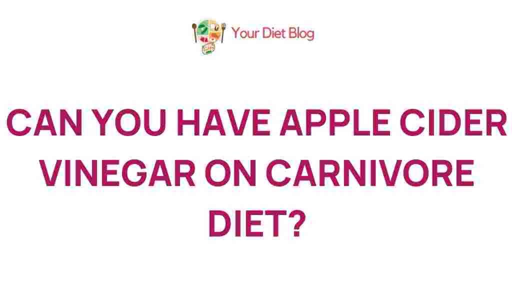 apple-cider-vinegar-carnivore-diet