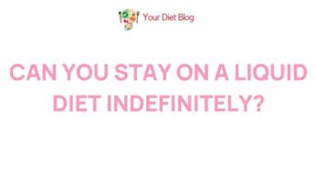 The Surprising Truth Behind Liquid Diets