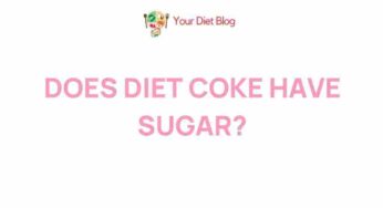 Unveiling the Truth: Does Diet Coke Contain Hidden Sugars?