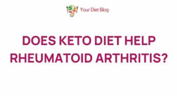 Unveiling the Impact of Keto Diet on Rheumatoid Arthritis