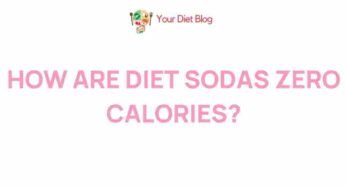 Unveiling the Truth Behind Zero-Calorie Diet Sodas