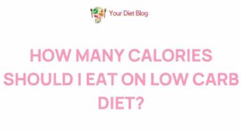 Uncover the Mystery of Low Carb Diet Calorie Consumption