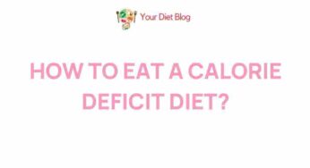 Unveiling the Secrets of Calorie Deficit Diets