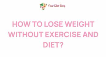 Uncovering the Secret to Weight Loss Without Traditional Methods
