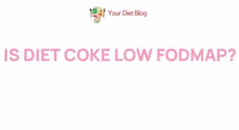 Unraveling the Mystery: Is Diet Coke Truly Low FODMAP?