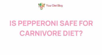Unveiling the Truth: Is Pepperoni a Safe Choice for Carnivore Diet?