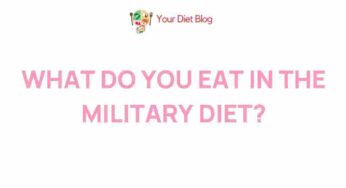 Unveiling the Secrets of the Military Diet