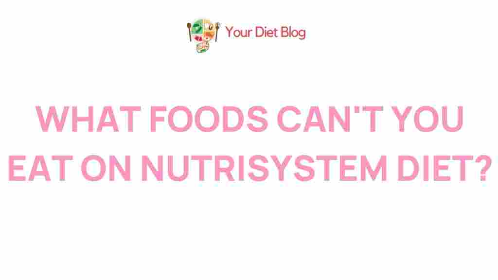 nutrisystem-forbidden-foods