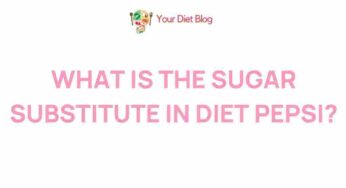 Uncovering the Mystery of Diet Pepsi’s Sugar Substitute