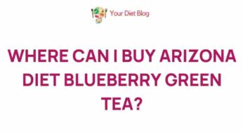 Uncover the Secrets of Arizona Diet Blueberry Green Tea