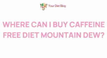 Unveiling the Unknown: Where to Find Caffeine-Free Diet Mountain Dew